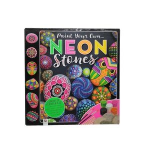 Hinkler Paint Your Own Neon Stones‎ Complete Starter Kit Art Craft Activity